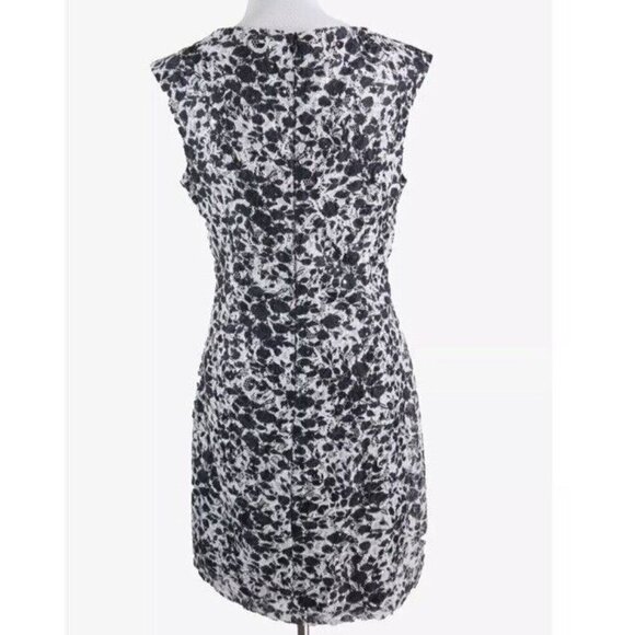 Eliza J Lace Appliqué Dress Sequin Accent Sheath Black White‎ Sz 16 NEW Cocktail - Picture 11 of 11